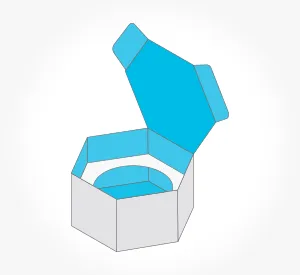Hexagon Box Template