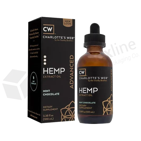 Custom CBD Hemp Extract Box Packaging