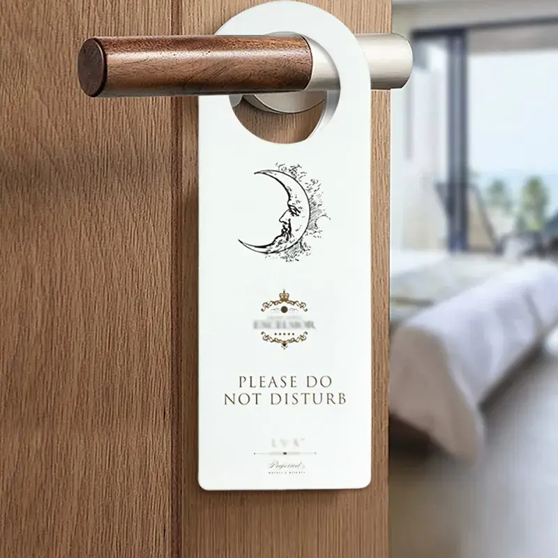 Hotel door hangers