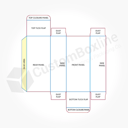 Cookie Box Template | CustomBoxline.co.uk
